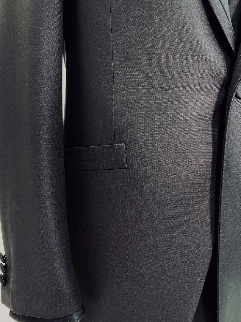 Черный брендовый смокинг пиджак Pal Zileri