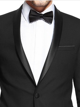 Чёрный классический мужской смокинг Black tie