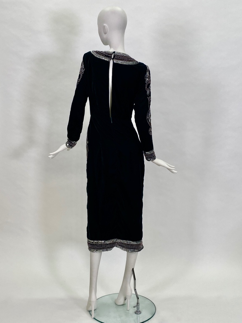 Бархатное платье в стиле 1920 годов Гэтсби